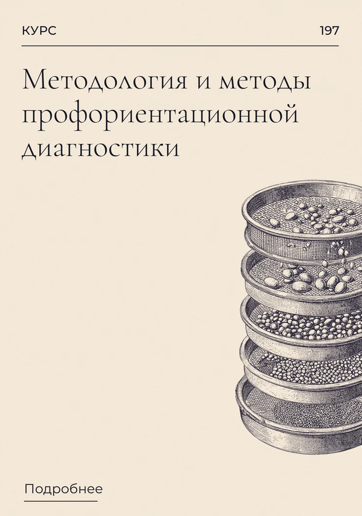 Методология и методы профориентационной диагностики